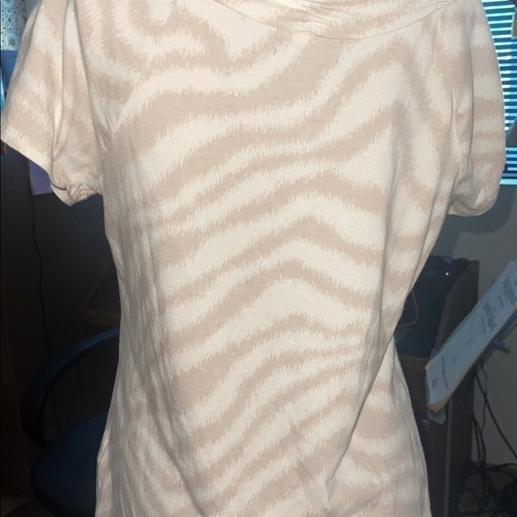 DANA Buchman animal print top size S - Picture 2 of 5